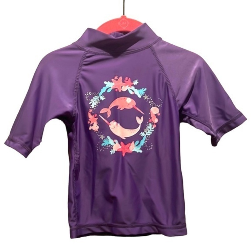 UV Skinz Girl’s Rashguard Rash Guard Swim Shirt Size 2T